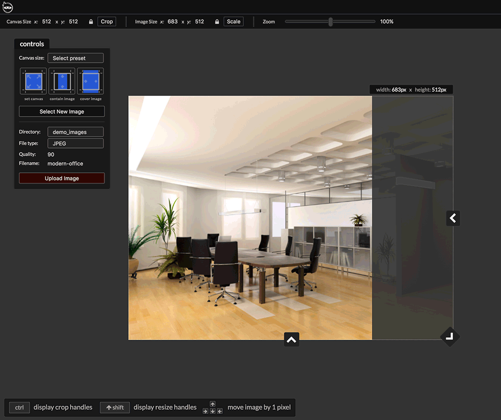 - Image Crop Screenshot 